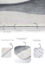 - PaspasTakimi-2li-Set1609-Gorsel-3 - Realhomes 2'li Set Gri - Ekru Zeminde Modern Sanat Motifli Klasik Desenli Sade & Şık Modern 2'li Banyo & Mutfak Paspas Takımı Realhomes