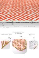 - PaspasTakimi-2li-Set1610-Gorsel-3 - Realhomes 2'li Set Turuncu Zeminde Geometrik Motifli Mozaik Desenli Geometrik Sade & Şık 2'li Banyo & Mutfak Paspas Takımı Realhomes