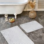 2'li Set Kırkyama Zeminde Etnik Motifli Patchwork Desenli Vintage Etnik Motifler  2'li Banyo & Mutfak Paspas Takımı Realhomes