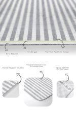 - PaspasTakimi-2li-Set1625-Gorsel-3 - Realhomes  2'li Set Gri - Beyaz Zeminde Geometrik Motifli Çizgili Desenli Geometrik Klasik  2'li Banyo & Mutfak Paspas Takımı Realhomes