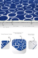 - PaspasTakimi-2li-Set1626-Gorsel-3 - Realhomes  2'li Set Lacivert Zeminde Dairesel Motifli Geometrik Desenli Geometrik Klasik  2'li Banyo & Mutfak Paspas Takımı Realhomes