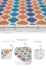 - PaspasTakimi-2li-Set1649-Gorsel-3 - Realhomes  2'li Set Beyaz Zeminde Morrocan Motifli Ogea Desenli Geometrik Sade & Şık  2'li Banyo & Mutfak Paspas Takımı Realhomes