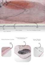 - PaspasTakimi-2li-Set1708-Gorsel-3 - Realhomes  2'li Set Yavruağzı Zeminde Modern Sanat Motifli Kanvas Desenli Bohem Modern  2'li Banyo & Mutfak Paspas Takımı Realhomes