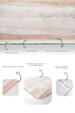 - PaspasTakimi-2li-Set1714-Gorsel-3 - Realhomes  2'li Set Krem - Kahverengi Zeminde Kanvas Motifli Modern Sanat Desenli Bohem Klasik  2'li Banyo & Mutfak Paspas Takımı Realhomes