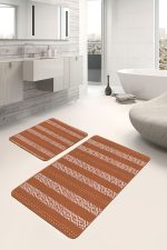 - PaspasTakimi-2li-Set1725-Gorsel - Realhomes 2'li Set Kiremit Zeminde İskandinav Motifli Geometrik Desenli Geometrik Etnik Motifler 2'li Banyo & Mutfak Paspas Takımı Realhomes