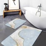 2'li Set Kırmızı Zeminde Antik Motifli El Dokuma Desenli Etnik Motifler Avangarde  2'li Banyo & Mutfak Paspas Takımı Realhomes