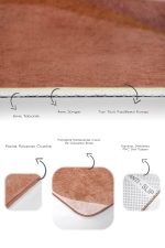 - PaspasTakimi-2li-Set1746-Gorsel-3 - Realhomes  2'li Set Kahverengi - Kiremit Zeminde Modern Sanat Motifli Tablo Desenli Bohem Modern  2'li Banyo & Mutfak Paspas Takımı Realhomes