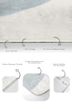 - PaspasTakimi-2li-Set1751-Gorsel-3 - Realhomes  2'li Set Ekru - Mavi Zeminde Kanvas Motifli Modern Sanat Desenli Bohem Klasik  2'li Banyo & Mutfak Paspas Takımı Realhomes