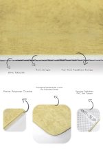 - PaspasTakimi-2li-Set436-Gorsel-3 - Realhomes  2'li Set Düz Renk Hardal 2'li Banyo & Mutfak Paspas Takımı Realhomes