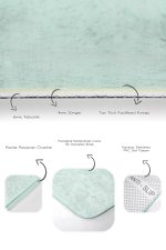 - PaspasTakimi-2li-Set439-Gorsel-3 - Realhomes  2'li Set Düz Renk Mint Yeşili 2'li Banyo & Mutfak Paspas Takımı Realhomes