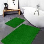 2'li Set Antika Zeminde Hereke Motifli Dokuma halı Desenli Avangarde Etnik Motifler  2'li Banyo & Mutfak Paspas Takımı Realhomes