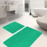 2'li Set Antika Zeminde Eskitme Motifli Tribal Desenli Etnik Motifler Eskitme Motifli  2'li Banyo & Mutfak Paspas Takımı Realhomes