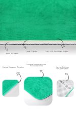 - PaspasTakimi-2li-Set453-Gorsel-3 - Realhomes 2'li Set Düz Renk Açık Yeşil 2'li Banyo & Mutfak Paspas Takımı Realhomes