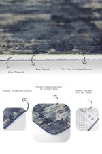 - PaspasTakimi-2li-Set459-Gorsel-3 - Realhomes  2'li Set Gri Füme Zeminde Eskitme Motifli Art Sanatsal Desenli Eskitme Motifli Vintage  2'li Banyo & Mutfak Paspas Takımı Realhomes