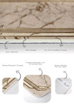 - PaspasTakimi-2li-Set475-Gorsel-3 - Realhomes 2'li Set Krem Zeminde Çerçeve Motifli Mermer Desenli Klasik Avangarde 2'li Banyo & Mutfak Paspas Takımı Realhomes