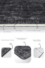 - PaspasTakimi-2li-Set482-Gorsel-3 - Realhomes  2'li Set Beyaz Zeminde Damask Motifli Siyah Desenli Eskitme Motifli Etnik Motifler  2'li Banyo & Mutfak Paspas Takımı Realhomes