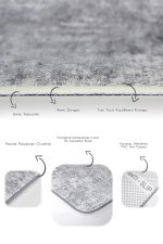 - PaspasTakimi-2li-Set495-Gorsel-3 - Realhomes 2'li Set Açık Gri Zeminde Eskitme Motifli Duvar Desenli Eskitme Motifli Vintage 2'li Banyo & Mutfak Paspas Takımı Realhomes