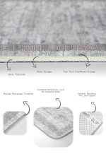 - PaspasTakimi-2li-Set498-Gorsel-3 - Realhomes  2'li Set Beyaz Zeminde Çerçeve Motifli Geometrik Desenli Vintage Klasik  2'li Banyo & Mutfak Paspas Takımı Realhomes