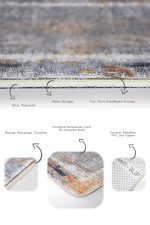 - PaspasTakimi-2li-Set499-Gorsel-3 - Realhomes  2'li Set Renkli Zeminde Çerçeve Motifli Eskitme Desenli Eskitme Motifli Klasik  2'li Banyo & Mutfak Paspas Takımı Realhomes