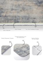 - PaspasTakimi-2li-Set507-Gorsel-3 - Realhomes  2'li Set Renkli Zeminde Modern Motifli Halı Desenli Eskitme Motifli Vintage  2'li Banyo & Mutfak Paspas Takımı Realhomes