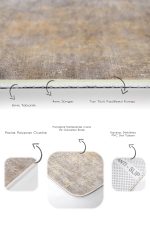 - PaspasTakimi-2li-Set512-Gorsel-3 - Realhomes 2'li Set Renkli Zeminde Halı Motifli Modern Desenli Eskitme Motifli Vintage 2'li Banyo & Mutfak Paspas Takımı Realhomes