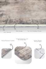 - PaspasTakimi-2li-Set514-Gorsel-3 - Realhomes  2'li Set Renkli Zeminde Halı Motifli Modern Desenli Eskitme Motifli Vintage  2'li Banyo & Mutfak Paspas Takımı Realhomes