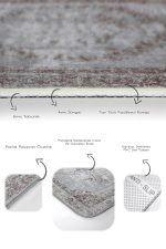 - PaspasTakimi-2li-Set521-Gorsel-3 - Realhomes 2'li Set Renkli Zeminde Kilim Motifli Hereke Desenli Avangarde Eskitme Motifli 2'li Banyo & Mutfak Paspas Takımı Realhomes