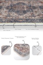 - PaspasTakimi-2li-Set523-Gorsel-3 - Realhomes  2'li Set Renkli Zeminde Soyut Motifli Kilim Desenli Eskitme Motifli Avangarde  2'li Banyo & Mutfak Paspas Takımı Realhomes