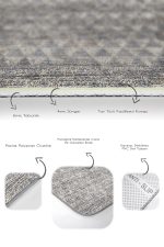 - PaspasTakimi-2li-Set530-Gorsel-3 - Realhomes  2'li Set Bej Zeminde Üçgen Örgü Motifli Hasır Desenli Vintage Eskitme Motifli  2'li Banyo & Mutfak Paspas Takımı Realhomes