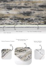 - PaspasTakimi-2li-Set535-Gorsel-3 - Realhomes  2'li Set Renkli Zeminde Soyut Motifli Duvar Desenli Eskitme Motifli Vintage  2'li Banyo & Mutfak Paspas Takımı Realhomes