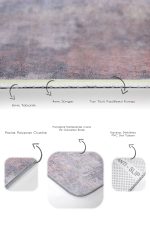 - PaspasTakimi-2li-Set544-Gorsel-3 - Realhomes  2'li Set Gri Zeminde Eskitme Motifli Antik Desenli Eskitme Motifli Sade & Şık  2'li Banyo & Mutfak Paspas Takımı Realhomes