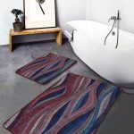 2'li Set Krem Zeminde Kilim Motifli Osmanlı Desenli Etnik Motifler Vintage  2'li Banyo & Mutfak Paspas Takımı Realhomes