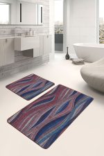 - PaspasTakimi-2li-Set550-Gorsel-4 - Realhomes  2'li Set Kanvas Zeminde Geometrik Motifli Modern Sanat Desenli Sade & Şık Modern  2'li Banyo & Mutfak Paspas Takımı Realhomes