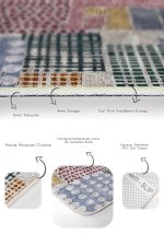 - PaspasTakimi-2li-Set555-Gorsel-3 - Realhomes 2'li Set Krem Zeminde Geometrik Motifli Boya Desenli Klasik Vintage 2'li Banyo & Mutfak Paspas Takımı Realhomes