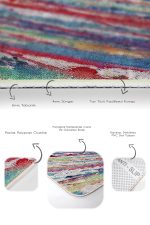 - PaspasTakimi-2li-Set558-Gorsel-3 - Realhomes  2'li Set Gri Zeminde Yağlı Boya Motifli Modern Sanat Desenli Sade & Şık Modern  2'li Banyo & Mutfak Paspas Takımı Realhomes