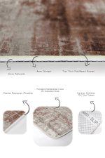 - PaspasTakimi-2li-Set563-Gorsel-3 - Realhomes  2'li Set Krem - Kahverengi Zeminde Eskitme Motifli Antik Desenli Eskitme Motifli Vintage  2'li Banyo & Mutfak Paspas Takımı Realhomes