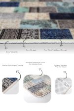 - PaspasTakimi-2li-Set623-Gorsel-3 - Realhomes  2'li Set Anadolu Zeminde Patchwork Motifli Etnik Desenli Vintage Sade & Şık  2'li Banyo & Mutfak Paspas Takımı Realhomes