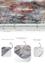 - PaspasTakimi-2li-Set646-Gorsel-3 - Realhomes 2'li Set Antika Zeminde Eskitme Motifli Yöresel Desenli Eskitme Motifli Avangarde 2'li Banyo & Mutfak Paspas Takımı Realhomes