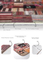 - PaspasTakimi-2li-Set647-Gorsel-3 - Realhomes  2'li Set Siyah - Beyaz Zeminde Kırkyama Motifli Patchwork Desenli Vintage Sade & Şık  2'li Banyo & Mutfak Paspas Takımı Realhomes