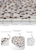 - PaspasTakimi-2li-Set653-Gorsel-3 - Realhomes 2'li Set Krem - Kahverengi Zeminde Patchwork Motifli Geleneksel Desenli Geometrik Sade & Şık 2'li Banyo & Mutfak Paspas Takımı Realhomes