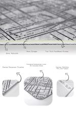 - PaspasTakimi-2li-Set654-Gorsel-3 - Realhomes  2'li Set Gri - Siyah Zeminde Çizgili Motifli Eskitme Desenli Geometrik Klasik  2'li Banyo & Mutfak Paspas Takımı Realhomes
