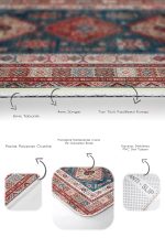 - PaspasTakimi-2li-Set677-Gorsel-3 - Realhomes  2'li Set Antika Zeminde Pers Motifli Kilim Desenli Etnik Motifler Vintage  2'li Banyo & Mutfak Paspas Takımı Realhomes