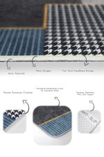 - PaspasTakimi-2li-Set705-Gorsel-3 - Realhomes  2'li Set Gri Zeminde Geometrik Motifli Kazayağı Desenli Geometrik Klasik  2'li Banyo & Mutfak Paspas Takımı Realhomes