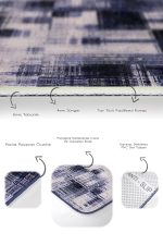 - PaspasTakimi-2li-Set713-Gorsel-3 - Realhomes  2'li Set Mavi Zeminde Yağlı Boya Motifli Eskitme Desenli Modern Sade & Şık Salon & Oturma Odası  2'li Banyo & Mutfak Paspas Takımı Realhomes