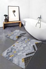 - PaspasTakimi-2li-Set722-Gorsel-2 - Realhomes  2'li Set Realhomes Özel Tasarım Modern  2'li Banyo & Mutfak Paspas Takımı Realhomes