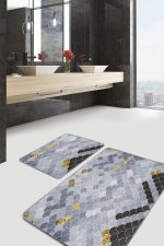 - PaspasTakimi-2li-Set722-Gorsel-4 - Realhomes  2'li Set Realhomes Özel Tasarım Modern  2'li Banyo & Mutfak Paspas Takımı Realhomes