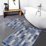 2'li Set Düz Renk Kahverengi 2'li Banyo & Mutfak Paspas Takımı Realhomes