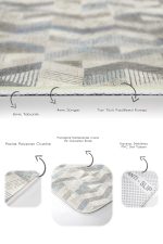 - PaspasTakimi-2li-Set751-Gorsel-3 - Realhomes 2'li Set Bej Zeminde Geometrik Motifli Örgü Desenli Geometrik Sade & Şık 2'li Banyo & Mutfak Paspas Takımı Realhomes