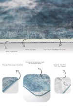 - PaspasTakimi-2li-Set779-Gorsel-3 - Realhomes  2'li Set Mavi - Gri Zeminde Eskitme Motifli Retro Desenli Eskitme Motifli Vintage  2'li Banyo & Mutfak Paspas Takımı Realhomes