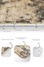 - PaspasTakimi-2li-Set791-Gorsel-3 - Realhomes  2'li Set Krem Zeminde Morrocan Motifli Otantik Desenli Geometrik Eskitme Motifli  2'li Banyo & Mutfak Paspas Takımı Realhomes